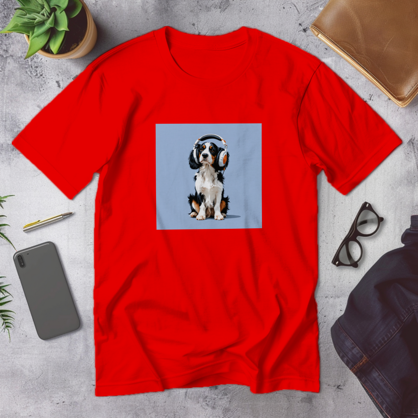 spaniel_beats_men's_tee2