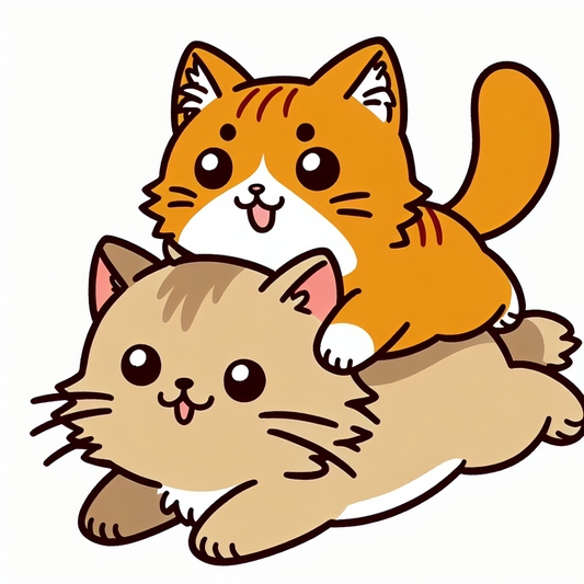 anime_cat_duo_men's_tee1