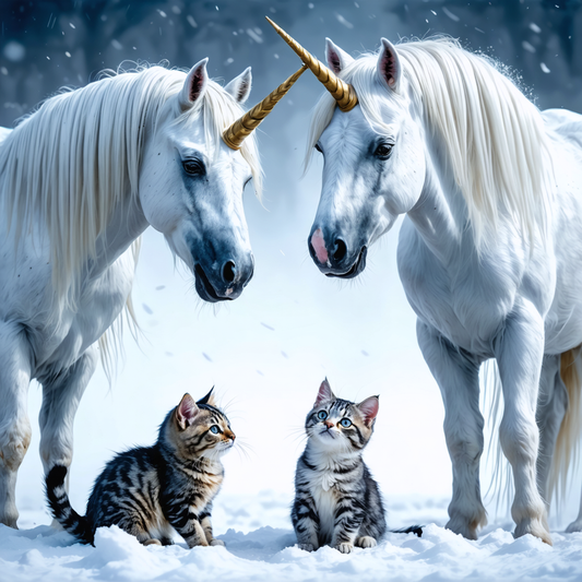 unicorn_and_cat_playdate_men's_t-shirt1