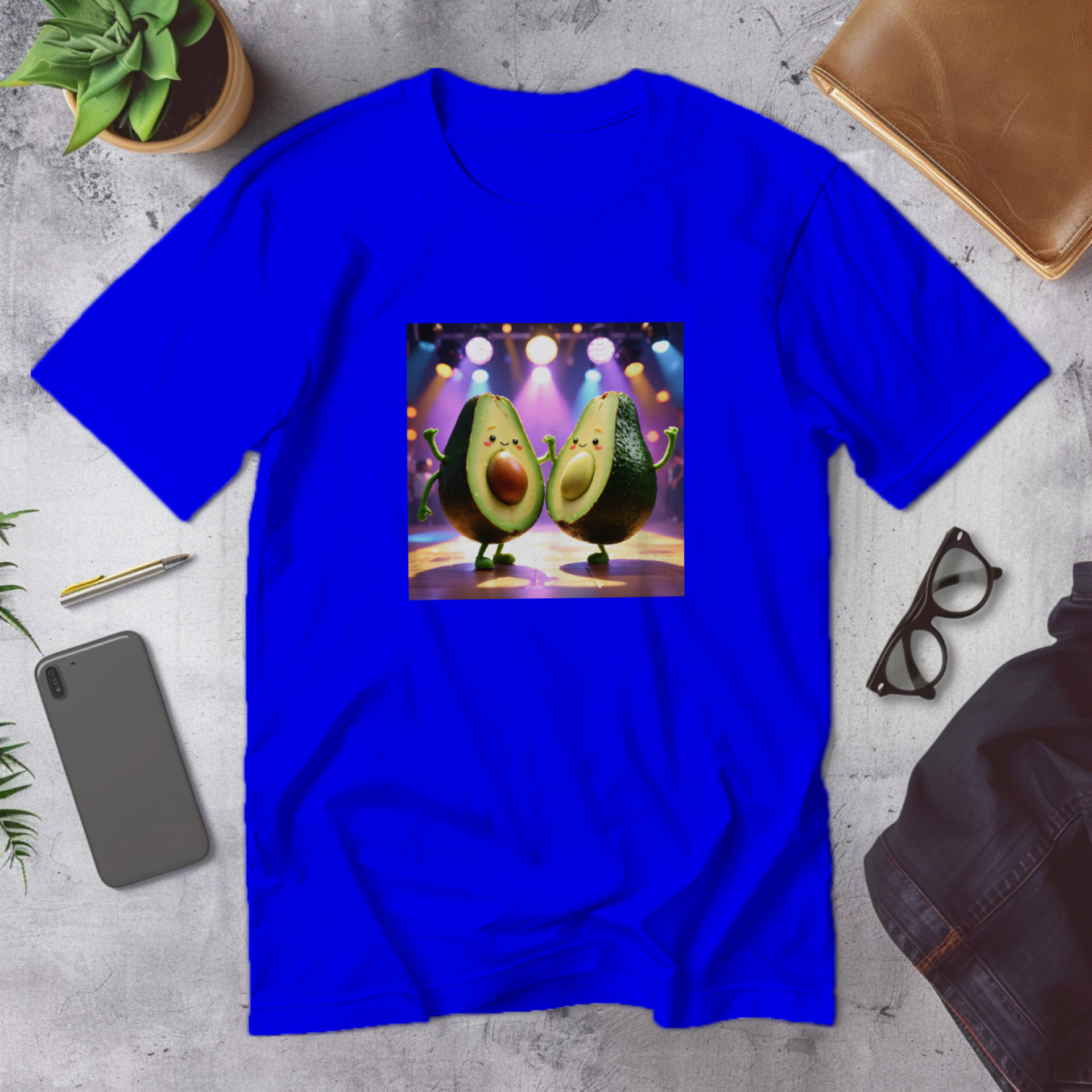 dancing_avocado_disco_dudes_men's_t-shirt2